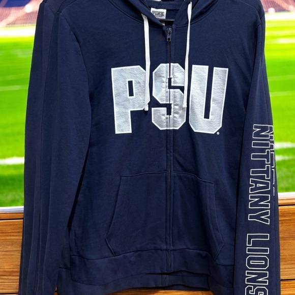 PINK Victoria's Secret Tops - PINK Victoria's Secret Penn State Zip-Up SZ M ~ NEW